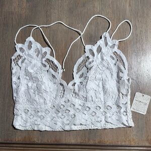 FP Movement by Free People White Lace Bralette